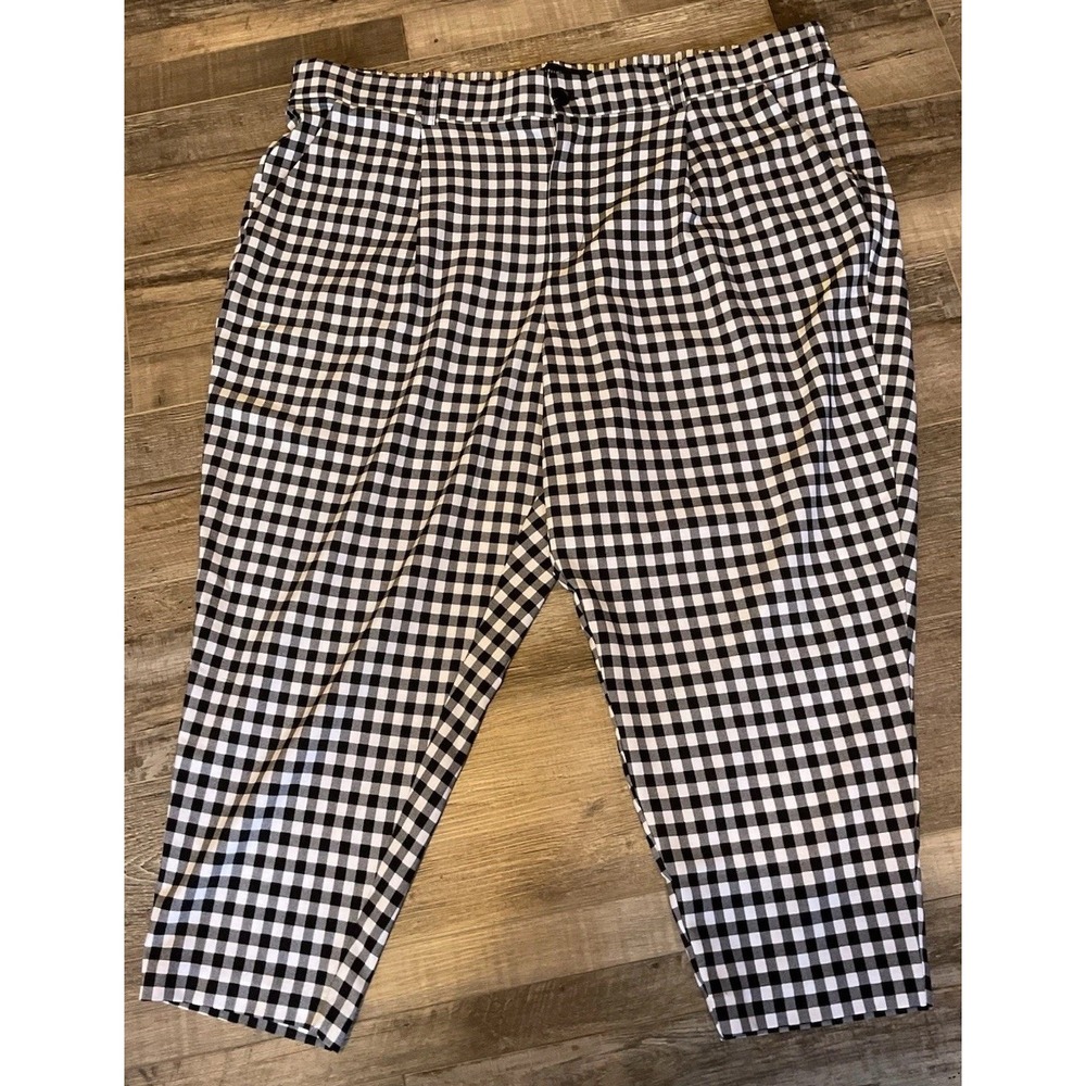 Studio by Torrid Black and White Plaid Pants Plus Size 24 - Picture 1 of 3